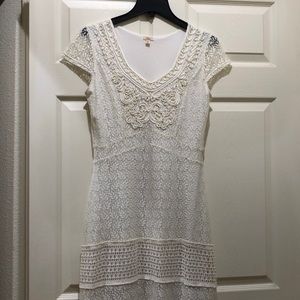 White bridal shower dress, worn 1x